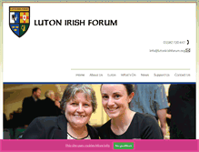 Tablet Screenshot of lutonirishforum.org